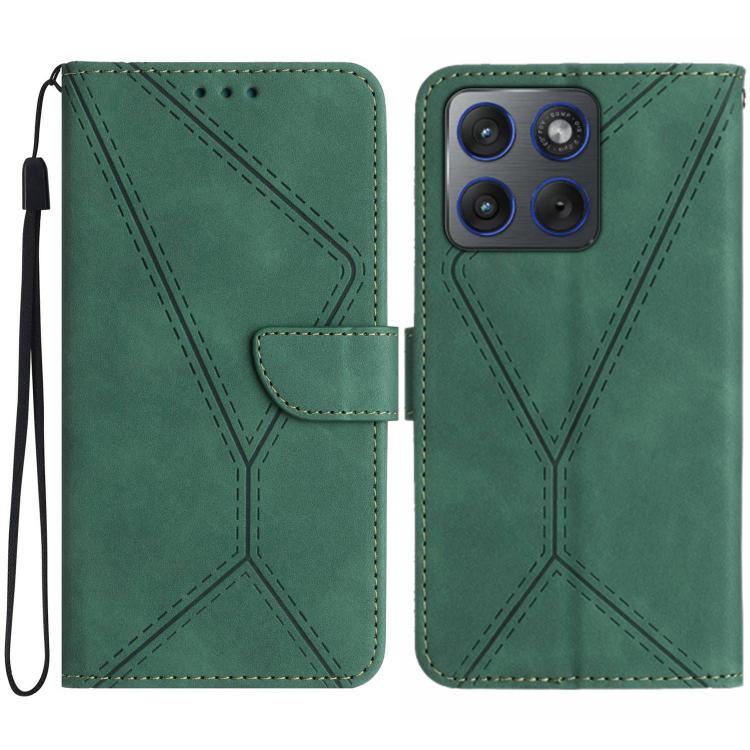 Custodia per telefono in pelle goffrata con cuciture, For Motorola Moto G67 Power 5G, For Motorola Edge 70 5G Global, For Motorola Edge 60 Neo 5G, For Motorola Moto G06 4G