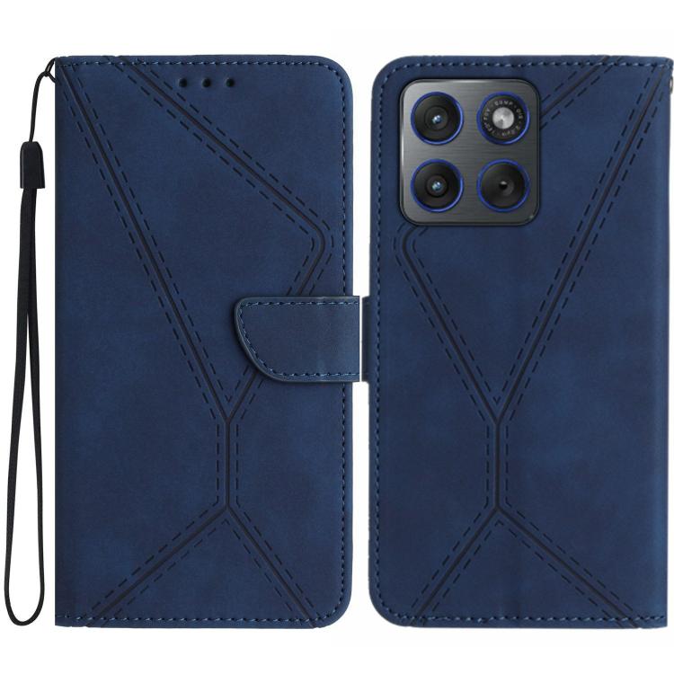 Custodia per telefono in pelle goffrata con cuciture, For Motorola Moto G67 Power 5G, For Motorola Edge 70 5G Global, For Motorola Edge 60 Neo 5G, For Motorola Moto G06 4G