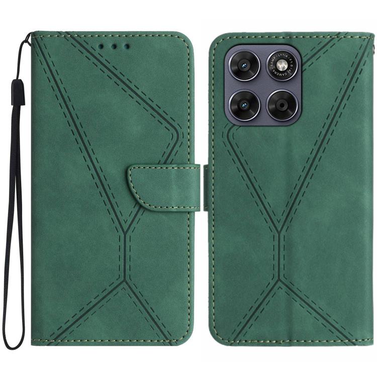 Custodia per telefono in pelle goffrata con cuciture, For Motorola Moto G Max / G87 / G77 5G, For Motorola Moto G37 5G, For Motorola Edge 70 Pro 5G, For Motorola Edge 70 Fusion 5G