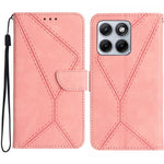 Custodia per telefono in pelle goffrata con cuciture, For Motorola Moto G Max / G87 / G77 5G, For Motorola Moto G37 5G, For Motorola Edge 70 Pro 5G, For Motorola Edge 70 Fusion 5G