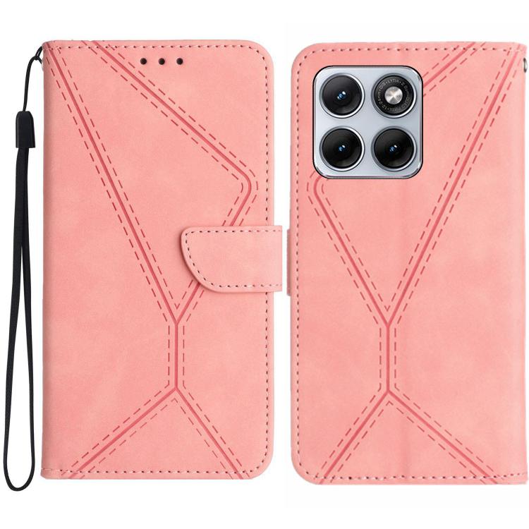 Custodia per telefono in pelle goffrata con cuciture, For Motorola Moto G Max / G87 / G77 5G, For Motorola Moto G37 5G, For Motorola Edge 70 Pro 5G, For Motorola Edge 70 Fusion 5G