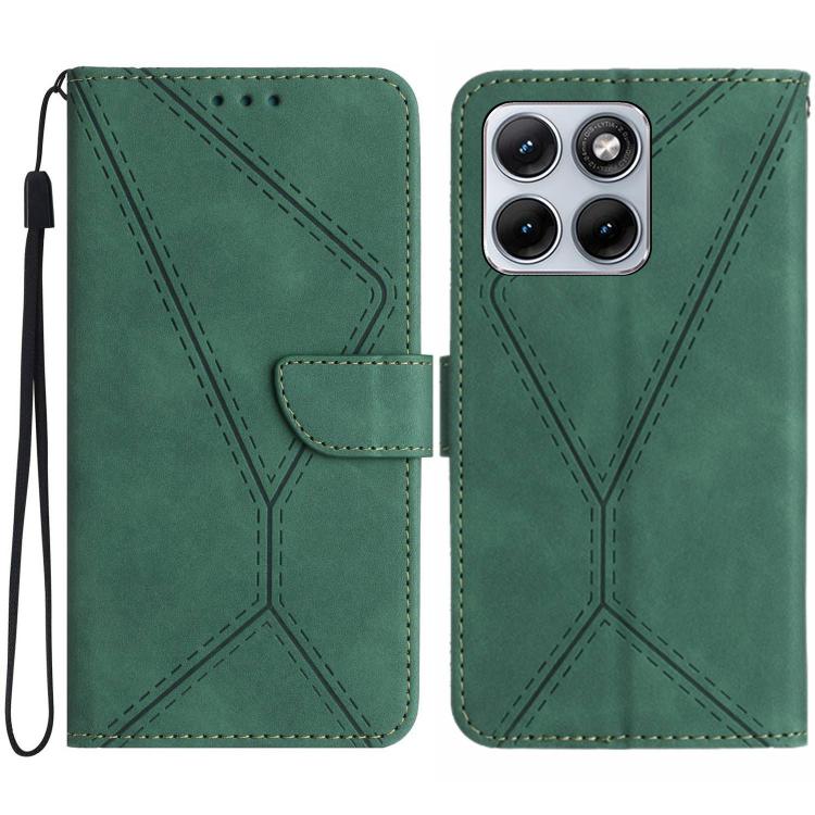 Custodia per telefono in pelle goffrata con cuciture, For Motorola Moto G Max / G87 / G77 5G, For Motorola Moto G37 5G, For Motorola Edge 70 Pro 5G, For Motorola Edge 70 Fusion 5G