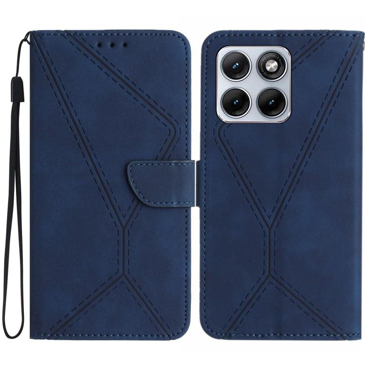 Custodia per telefono in pelle goffrata con cuciture, For Motorola Moto G Max / G87 / G77 5G, For Motorola Moto G37 5G, For Motorola Edge 70 Pro 5G, For Motorola Edge 70 Fusion 5G