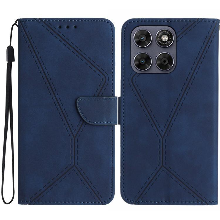 Custodia per telefono in pelle goffrata con cuciture, For Motorola Moto G Max / G87 / G77 5G, For Motorola Moto G37 5G, For Motorola Edge 70 Pro 5G, For Motorola Edge 70 Fusion 5G