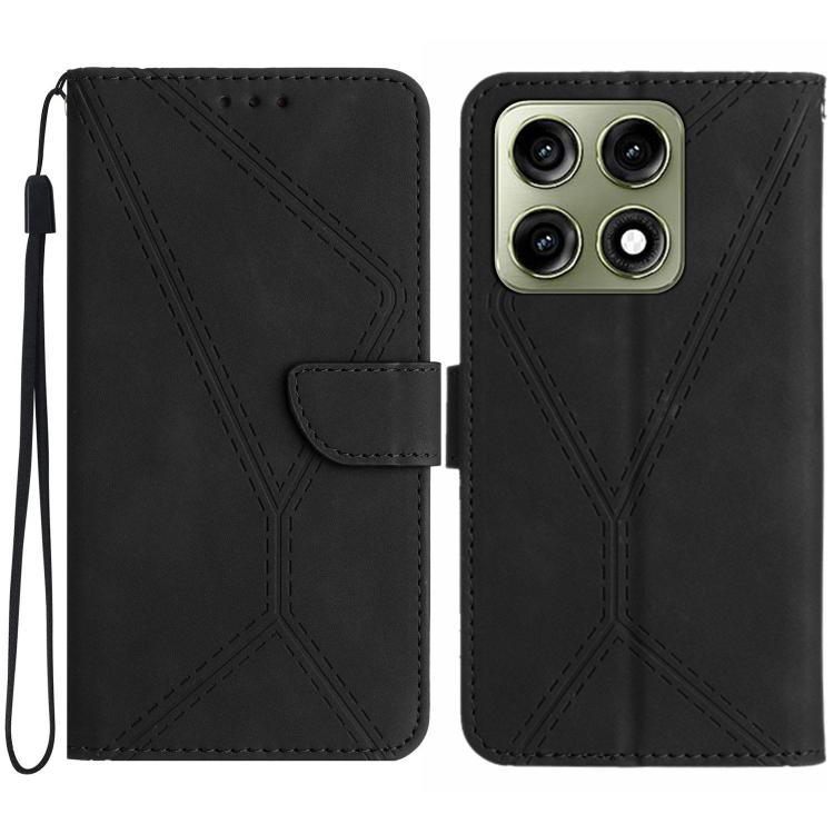 Custodia per telefono in pelle goffrata con cuciture, For Motorola Moto G Max / G87 / G77 5G, For Motorola Moto G37 5G, For Motorola Edge 70 Pro 5G, For Motorola Edge 70 Fusion 5G