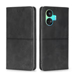 Custodia per telefono in pelle magnetica con trama di mucca, For Realme GT Neo5 SE