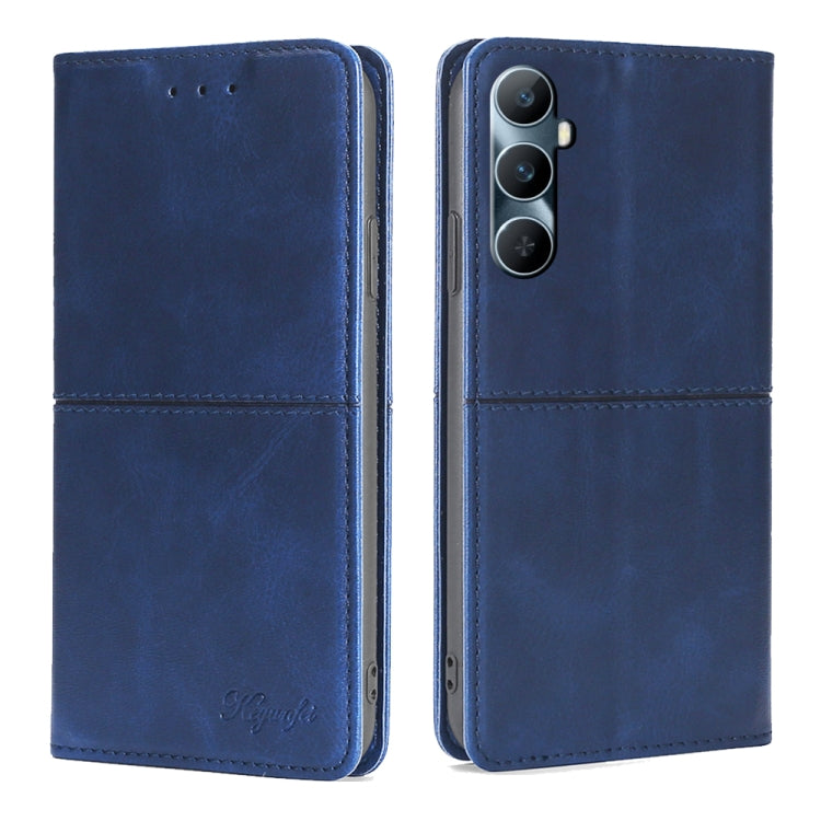 Custodia per telefono in pelle magnetica con trama di mucca, For Realme GT5 Pro 5G, For Realme 11 5G, For Realme 11 Pro / 11 Pro+ 5G, For Realme C65 4G