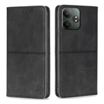 Custodia per telefono in pelle magnetica con trama di mucca, For Realme GT Neo6 SE, For Realme 12 5G, For Realme 12+ 5G, For Realme 12 Pro 5G