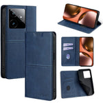 Custodia per telefono in pelle magnetica con trama di mucca, For Realme C85 Pro 4G, For Realme 15T 5G Global, For Realme C71 4G, For Realme GT 7 Global