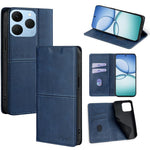 Custodia per telefono in pelle magnetica con trama di mucca, For Realme C85 Pro 4G, For Realme 15T 5G Global, For Realme C71 4G, For Realme GT 7 Global