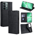 Custodia per telefono in pelle magnetica con trama di mucca, For Realme 16 5G Global, For Realme 16 Pro+ 5G, For Realme 16 Pro 5G, For Realme C85 5G