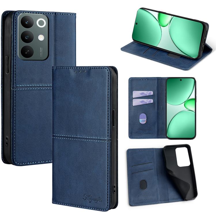 Custodia per telefono in pelle magnetica con trama di mucca, For Realme 16 5G Global, For Realme 16 Pro+ 5G, For Realme 16 Pro 5G, For Realme C85 5G
