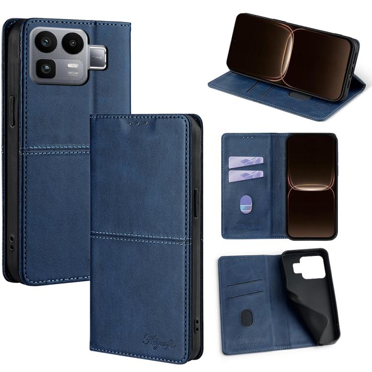 Custodia per telefono in pelle magnetica con trama di mucca, For Realme P4 Power 5G, For Realme Note 80 4G, For Realme C83 5G, For Realme Neo8 5G