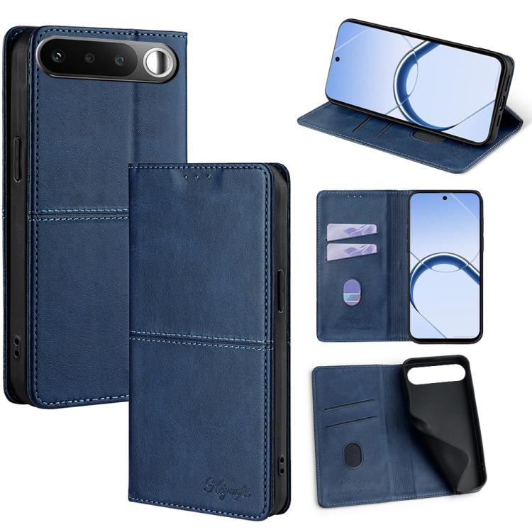 Custodia per telefono in pelle magnetica con trama di mucca, For Realme 16 5G Global, For Realme 16 Pro+ 5G, For Realme 16 Pro 5G, For Realme C85 5G