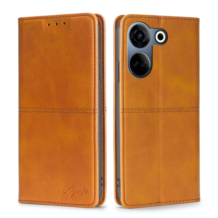 Custodia per telefono in pelle magnetica con trama di mucca, For Tecno Camon 20 Premier 5G, For Tecno Camon 20 Pro 5G, For Tecno Camon 20 Pro 4G