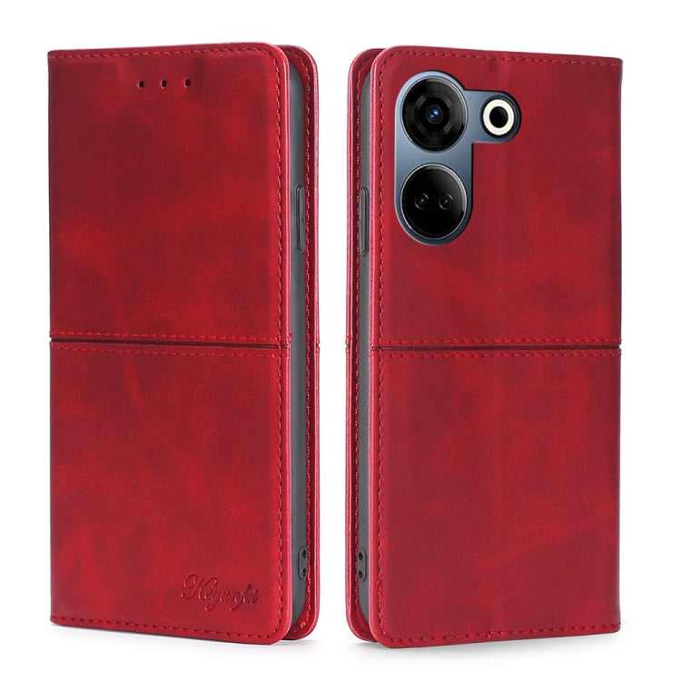 Custodia per telefono in pelle magnetica con trama di mucca, For Tecno Camon 20 Premier 5G, For Tecno Camon 20 Pro 5G, For Tecno Camon 20 Pro 4G