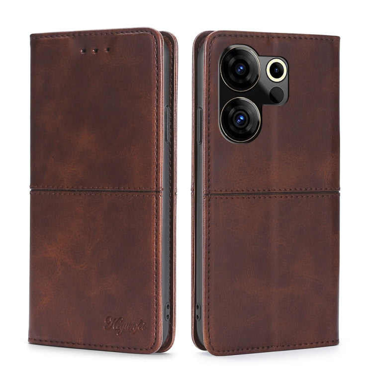 Custodia per telefono in pelle magnetica con trama di mucca, For Tecno Camon 20 Premier 5G, For Tecno Camon 20 Pro 5G, For Tecno Camon 20 Pro 4G