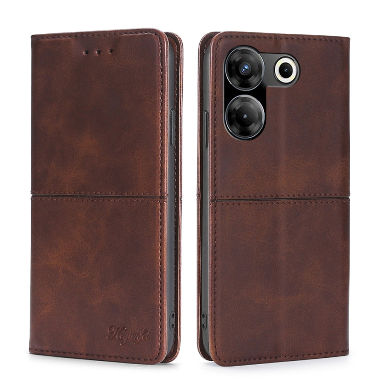 Custodia per telefono in pelle magnetica con trama di mucca, For Tecno Camon 20 Premier 5G, For Tecno Camon 20 Pro 5G, For Tecno Camon 20 Pro 4G