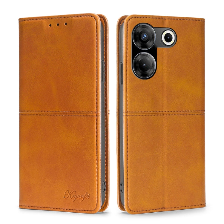 Custodia per telefono in pelle magnetica con trama di mucca, For Tecno Camon 20 Premier 5G, For Tecno Camon 20 Pro 5G, For Tecno Camon 20 Pro 4G