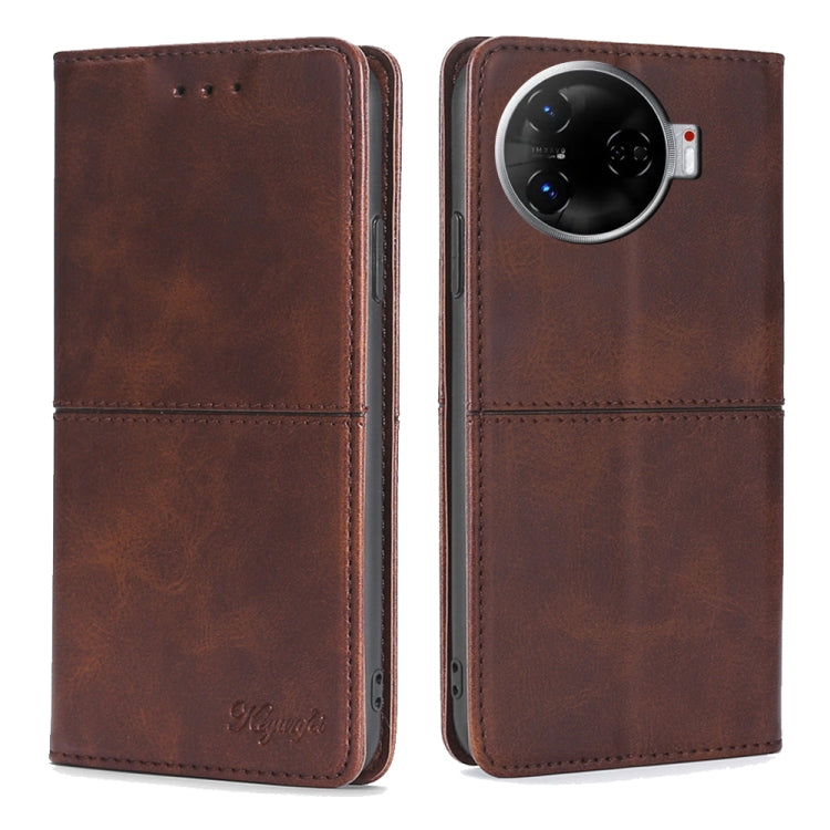 Custodia per telefono in pelle magnetica con trama di mucca, For Tecno Camon 40 Premier 5G, For Tecno Camon 30 Premier 5G, For Tecno Camon 30 Pro 5G, For Tecno Camon 30