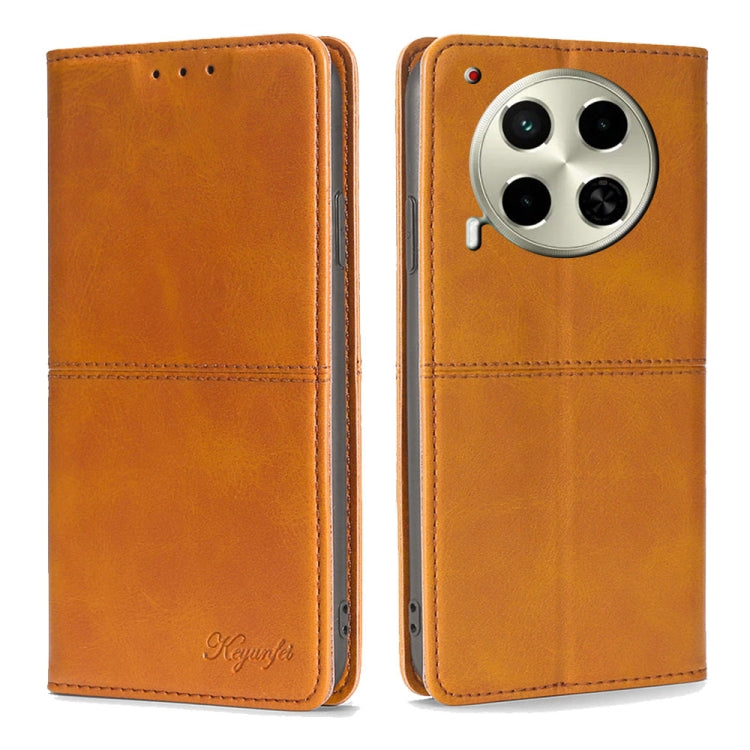 Custodia per telefono in pelle magnetica con trama di mucca, For Tecno Camon 40 Premier 5G, For Tecno Camon 30 Premier 5G, For Tecno Camon 30 Pro 5G, For Tecno Camon 30
