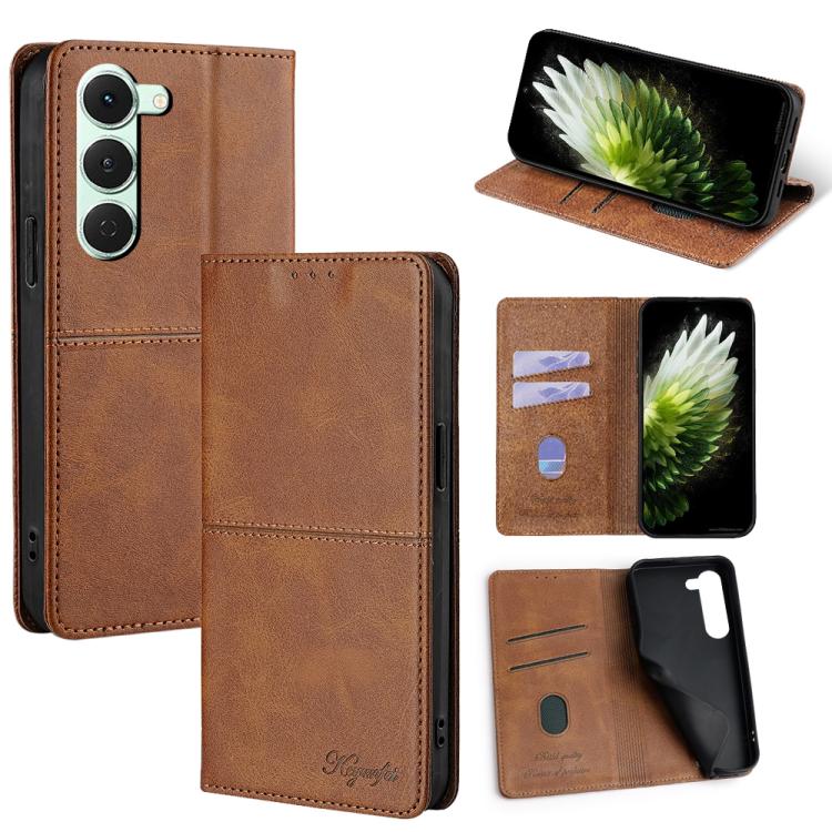 Custodia per telefono in pelle magnetica con trama di mucca, For Tecno Pova 7 Pro, For Tecno Pova 7 5G, For Tecno Spark 40 Pro+ 4G, For Tecno Spark 40 Pro 4G