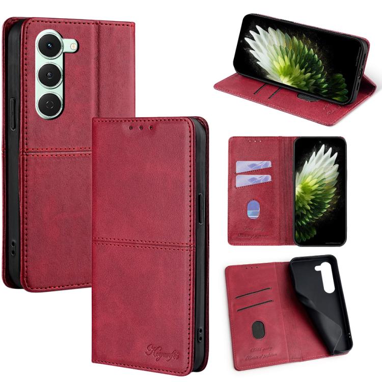 Custodia per telefono in pelle magnetica con trama di mucca, For Tecno Pova 7 Pro, For Tecno Pova 7 5G, For Tecno Spark 40 Pro+ 4G, For Tecno Spark 40 Pro 4G