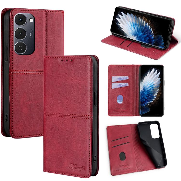 Custodia per telefono in pelle magnetica con trama di mucca, For Tecno Pova 7 Pro, For Tecno Pova 7 5G, For Tecno Spark 40 Pro+ 4G, For Tecno Spark 40 Pro 4G