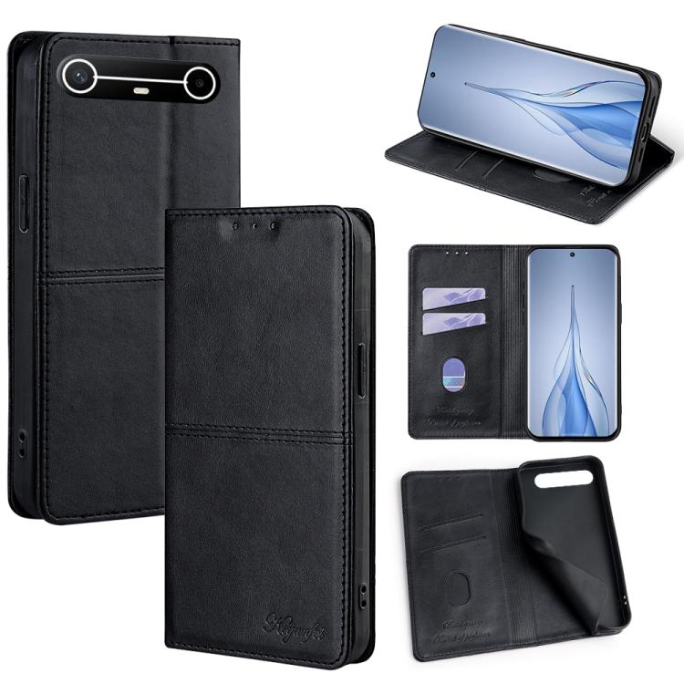 Custodia per telefono in pelle magnetica con trama di mucca, For Tecno Pova Curve 2 5G, For Tecno Camon 50 Pro 4G, For Tecno Camon 50 4G, For Tecno Pova Slim 5G / Spark Slim 4G