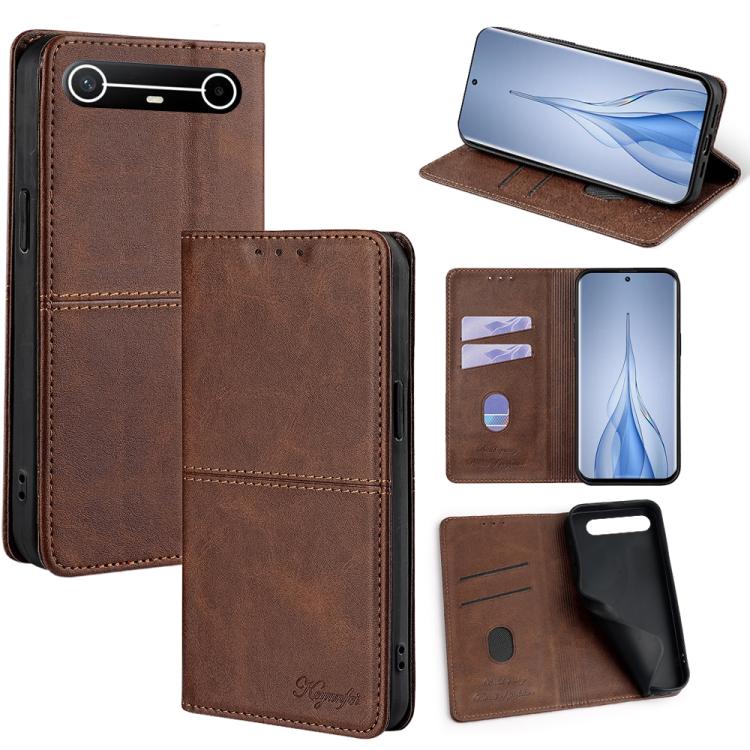 Custodia per telefono in pelle magnetica con trama di mucca, For Tecno Pova Curve 2 5G, For Tecno Camon 50 Pro 4G, For Tecno Camon 50 4G, For Tecno Pova Slim 5G / Spark Slim 4G