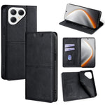 Custodia per telefono in pelle magnetica con trama di mucca, For Tecno Pova 7 Pro, For Tecno Pova 7 5G, For Tecno Spark 40 Pro+ 4G, For Tecno Spark 40 Pro 4G