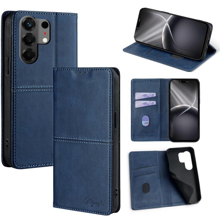 Custodia per telefono in pelle magnetica con trama di mucca, For Tecno Pova Curve 2 5G, For Tecno Camon 50 Pro 4G, For Tecno Camon 50 4G, For Tecno Pova Slim 5G / Spark Slim 4G