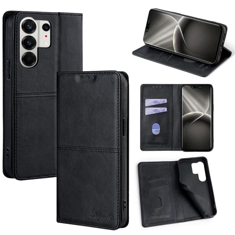 Custodia per telefono in pelle magnetica con trama di mucca, For Tecno Pova Curve 2 5G, For Tecno Camon 50 Pro 4G, For Tecno Camon 50 4G, For Tecno Pova Slim 5G / Spark Slim 4G