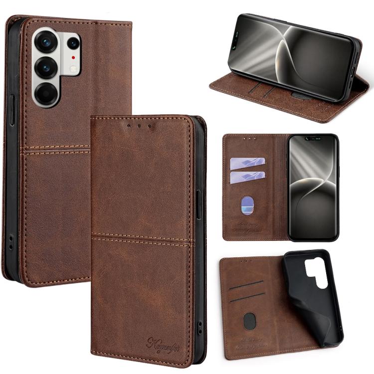 Custodia per telefono in pelle magnetica con trama di mucca, For Tecno Pova Curve 2 5G, For Tecno Camon 50 Pro 4G, For Tecno Camon 50 4G, For Tecno Pova Slim 5G / Spark Slim 4G