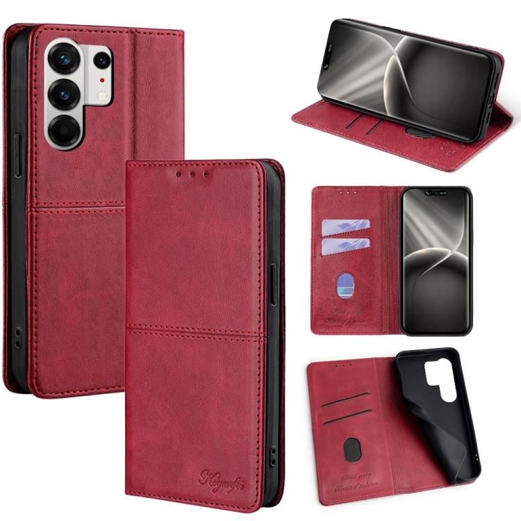 Custodia per telefono in pelle magnetica con trama di mucca, For Tecno Pova Curve 2 5G, For Tecno Camon 50 Pro 4G, For Tecno Camon 50 4G, For Tecno Pova Slim 5G / Spark Slim 4G