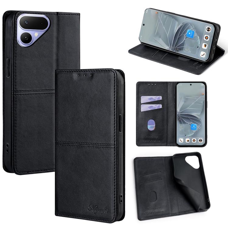 Custodia per telefono in pelle magnetica con trama di mucca, For Tecno Pova Curve 2 5G, For Tecno Camon 50 Pro 4G, For Tecno Camon 50 4G, For Tecno Pova Slim 5G / Spark Slim 4G