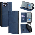 Custodia per telefono in pelle magnetica con trama di mucca, For Tecno Pova Curve 2 5G, For Tecno Camon 50 Pro 4G, For Tecno Camon 50 4G, For Tecno Pova Slim 5G / Spark Slim 4G