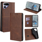 Custodia per telefono in pelle magnetica con trama di mucca, For Tecno Pova Curve 2 5G, For Tecno Camon 50 Pro 4G, For Tecno Camon 50 4G, For Tecno Pova Slim 5G / Spark Slim 4G