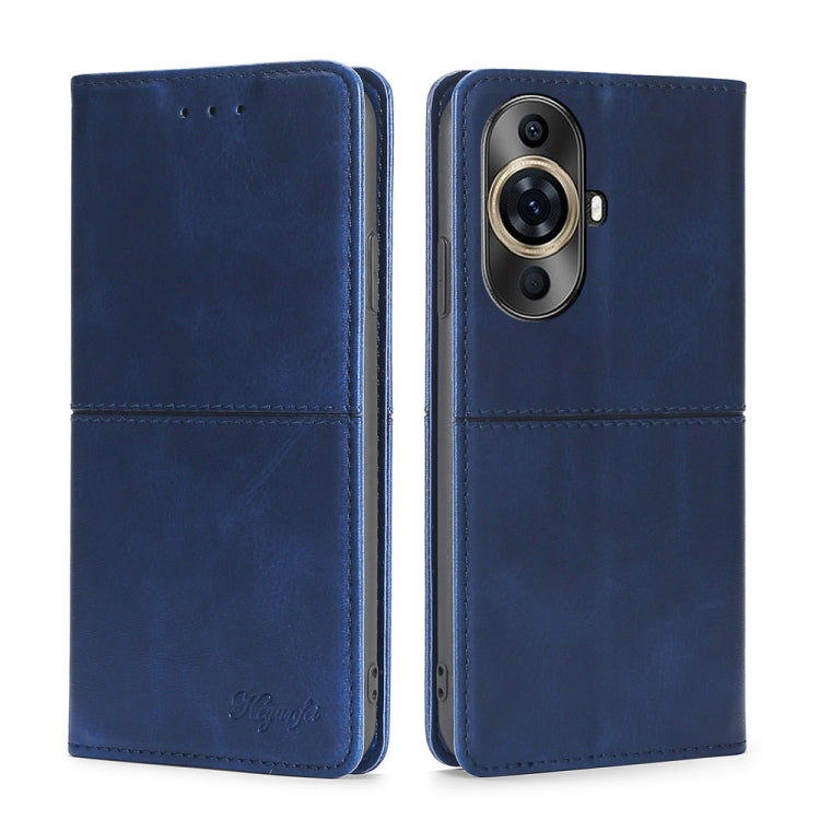 Custodia per telefono in pelle magnetica con trama di mucca, For Huawei nova 11 Pro 4G / 11 Ultra 4G, For Huawei nova 11 4G