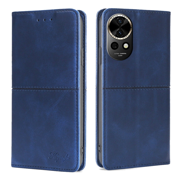 Custodia per telefono in pelle magnetica con trama di mucca, For Huawei Pura 70 Ultra 5G, For Huawei nova 12i 4G, For Huawei Pura 70 5G, For Huawei nova 12 5G