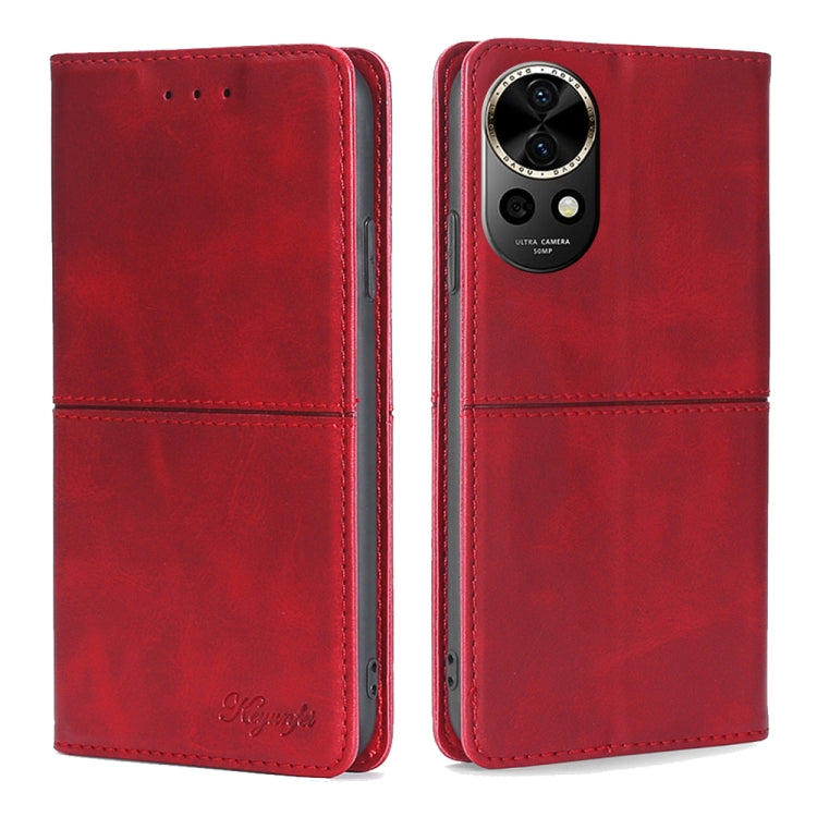 Custodia per telefono in pelle magnetica con trama di mucca, For Huawei Pura 70 Ultra 5G, For Huawei nova 12i 4G, For Huawei Pura 70 5G, For Huawei nova 12 5G