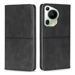 Custodia per telefono in pelle magnetica con trama di mucca, For Huawei Pura 70 Ultra 5G, For Huawei nova 12i 4G, For Huawei Pura 70 5G, For Huawei nova 12 5G