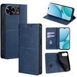 Custodia per telefono in pelle magnetica con trama di mucca, For Huawei Enjoy 90 Pro Max 5G, For Huawei Enjoy 90 Plus 5G, For Huawei Maimang 40 5G, For Huawei Pura 80 5G