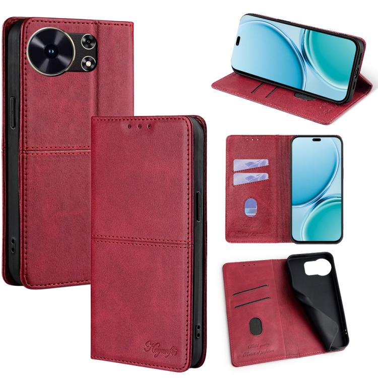 Custodia per telefono in pelle magnetica con trama di mucca, For Huawei Enjoy 90 Pro Max 5G, For Huawei Enjoy 90 Plus 5G, For Huawei Maimang 40 5G, For Huawei Pura 80 5G