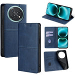 Custodia per telefono in pelle magnetica con trama di mucca, For Huawei Enjoy 90 Pro Max 5G, For Huawei Enjoy 90 Plus 5G, For Huawei Maimang 40 5G, For Huawei Pura 80 5G