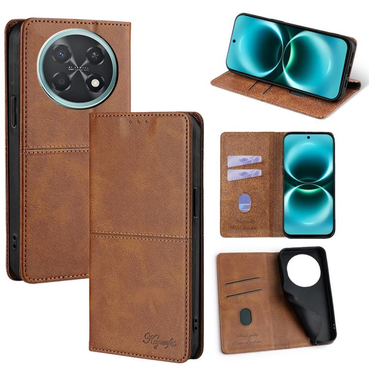 Custodia per telefono in pelle magnetica con trama di mucca, For Huawei Enjoy 90 Pro Max 5G, For Huawei Enjoy 90 Plus 5G, For Huawei Maimang 40 5G, For Huawei Pura 80 5G