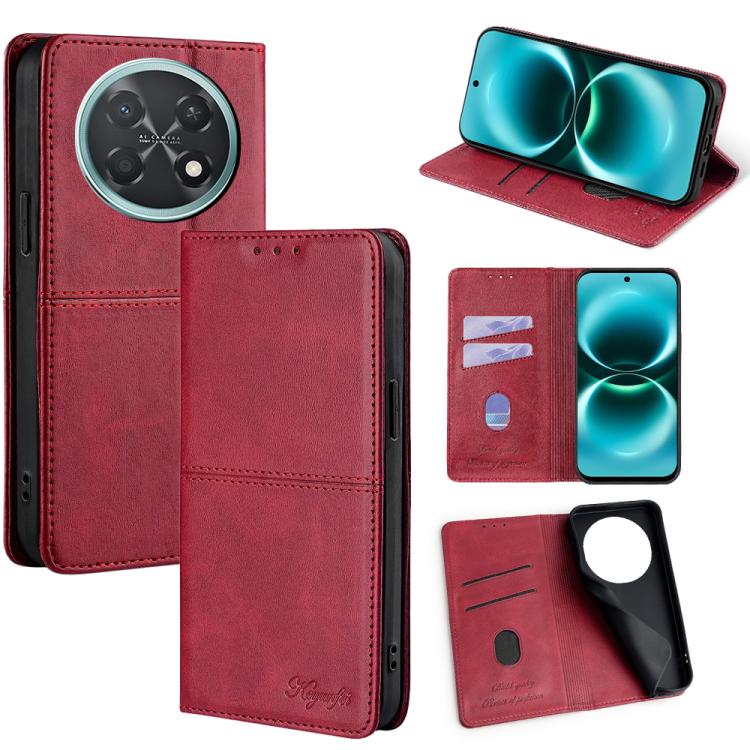 Custodia per telefono in pelle magnetica con trama di mucca, For Huawei Enjoy 90 Pro Max 5G, For Huawei Enjoy 90 Plus 5G, For Huawei Maimang 40 5G, For Huawei Pura 80 5G