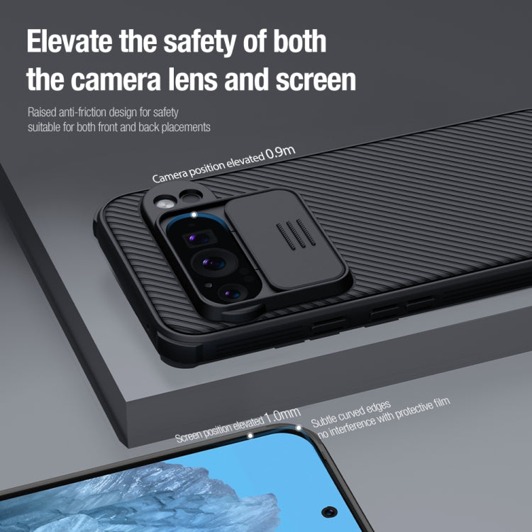 Custodia per telefono PC NILLKIN CamShield Pro, For Google Pixel 9 Pro, For Google Pixel 9, For Google Pixel 8A, For Google Pixel 8 Pro, For Google Pixel 8, For Google Pixel 7A