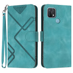 Custodia per cellulare in pelle con motivo a linea, For OPPO A74 5G/A93 5G/A54 5G, For OPPO Reno5 4G / 5G / Find X3 Lite, For OPPO A15 / A15s, For OPPO A53s / A32 / A53