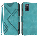 Custodia per cellulare in pelle con motivo a linea, For OPPO A52 / A72 / A92, For OPPO A9 2020/A5 2020